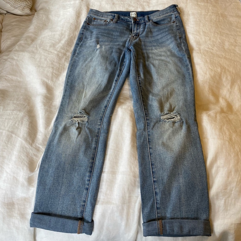 J. Crew boyfriend jeans